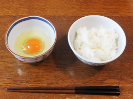 こうちゃん米の【卵かけごはん】